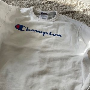 Champion hoodie.